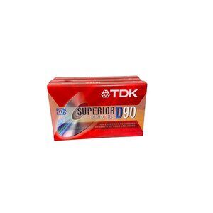 TDK D90 Normal Bias Blank Cassettes (3)